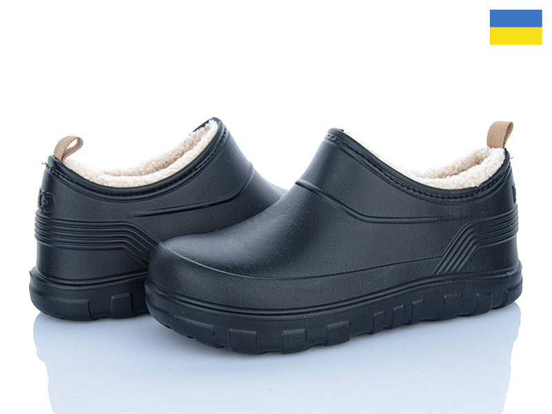 Галоши Roks (37-41) N3 чорний (зима)