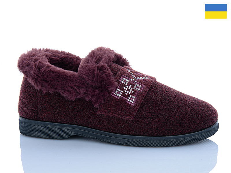 Туфли Inblu (37-41) 2101 бордовий (зима)