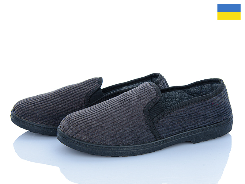Тапочки Inblu (41-46) Дідусь сірий (деми)