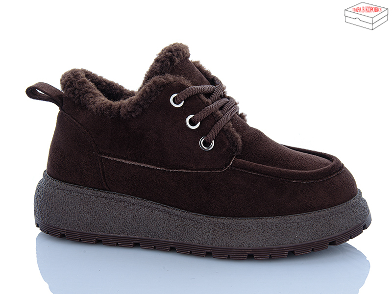 Туфли Navigator (36-41) HY2603 brown (зима)