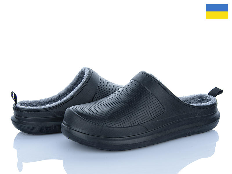 Сабо Roks (41-45) N4 чорний (зима)