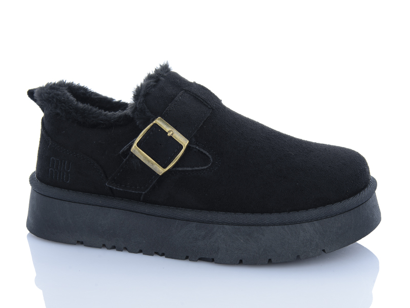 Туфли Dafuyuan (36-41) CK60 black (зима)