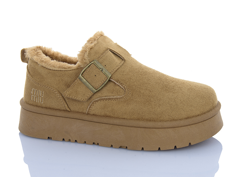 Туфли Dafuyuan (36-41) CK60 camel (зима)