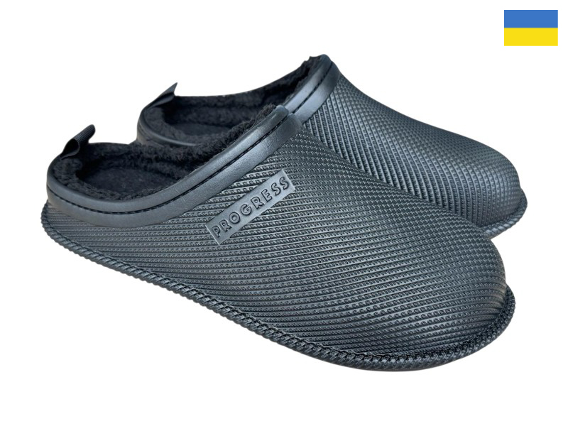 Сабо Rai shoes (41-45) M3250 чорний (зима)