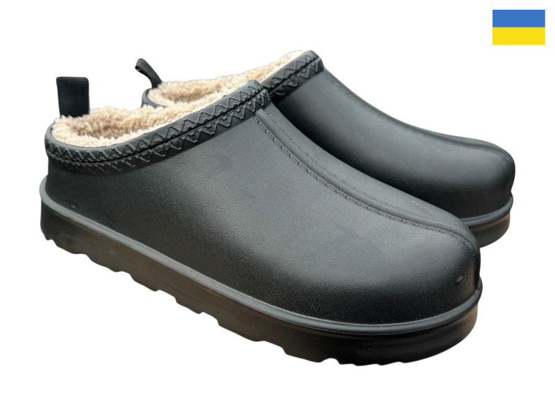 Сабо Rai shoes (36-41) M332 чорний (зима)