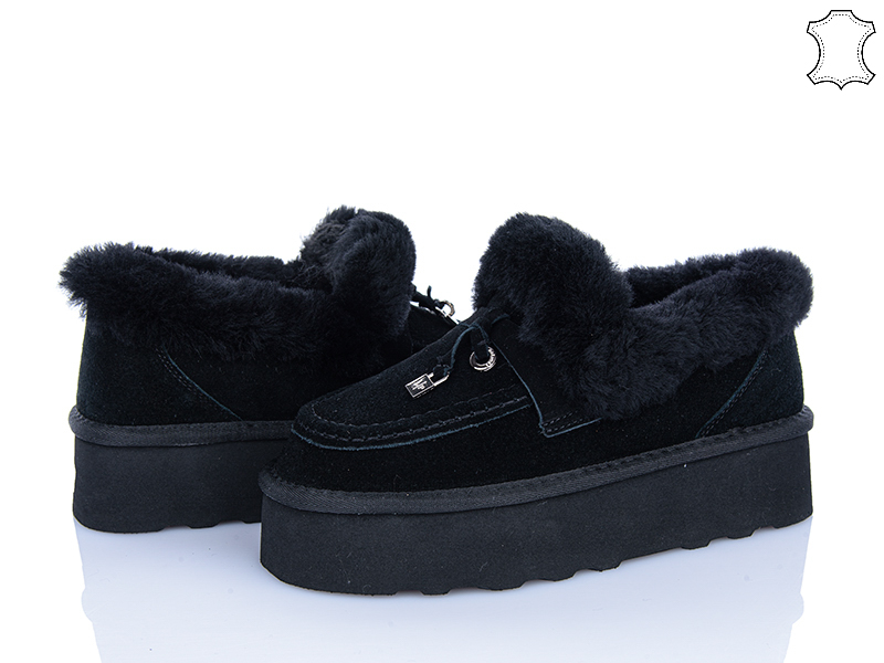 Туфли Pryama Vigoda (36-40) 4625-5803 black (зима)