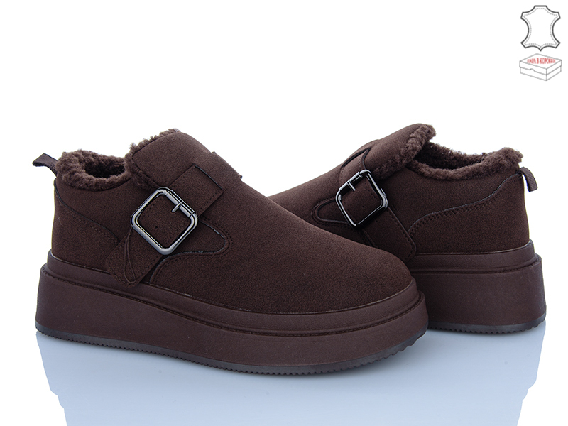Туфли Stilli Group (36-41) PS120-2 замш (зима)