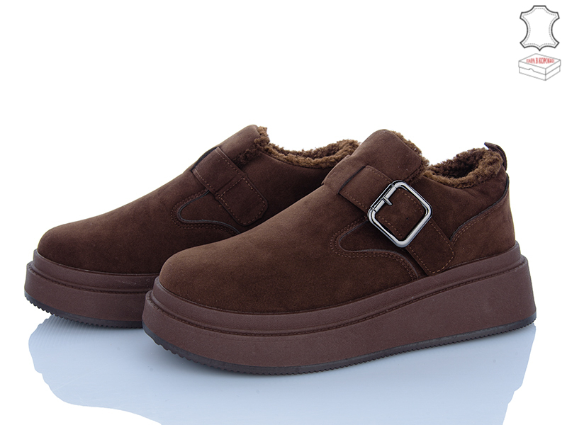 Туфли Stilli Group (36-41) PS120-3 замш (зима)