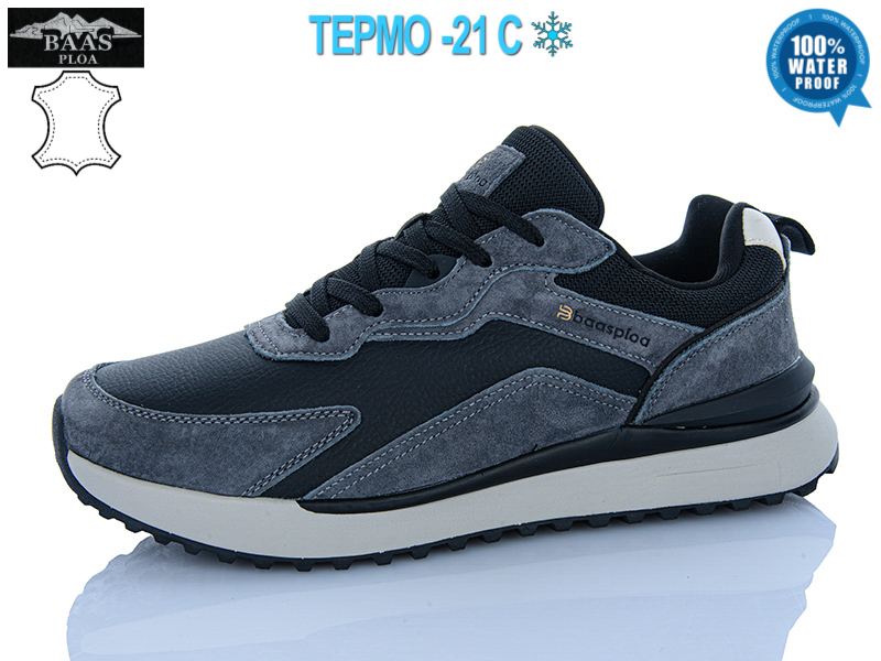 Кроссовки Baas (41-46) W3137-12 термо (деми)