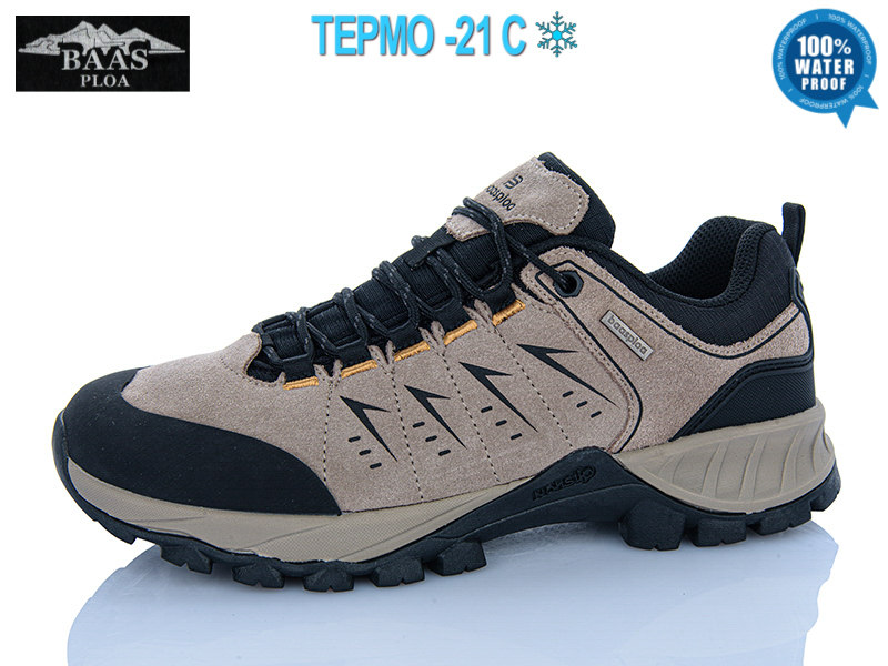 Кроссовки Baas (41-46) W3217-6C термо (деми)