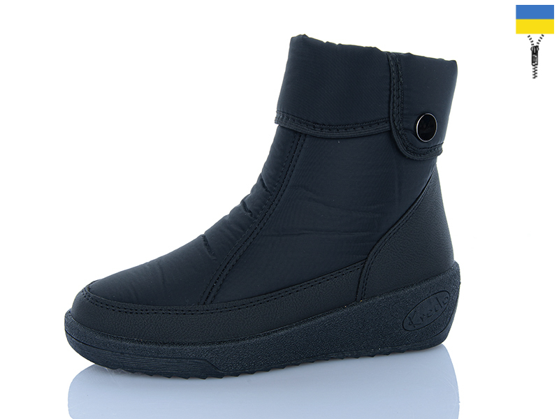 Дутики RGP (37-42) 1442 чорний (зима)