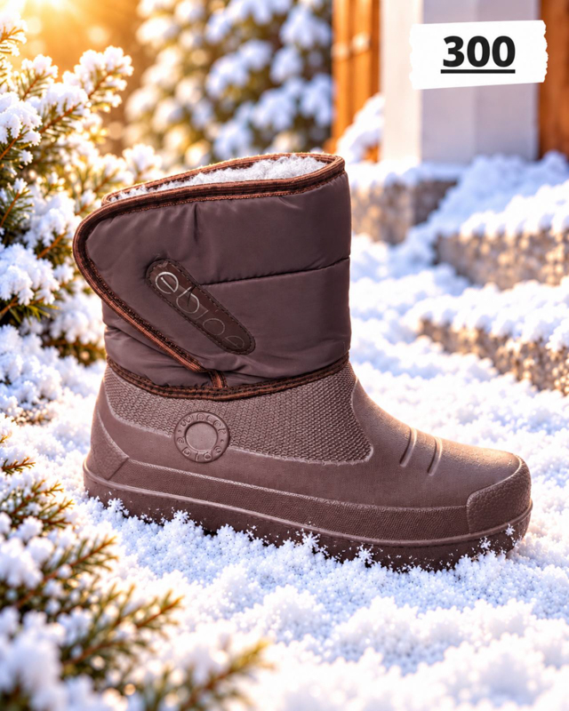 Сапоги Slipers (37-41) 300 шоколад (зима)