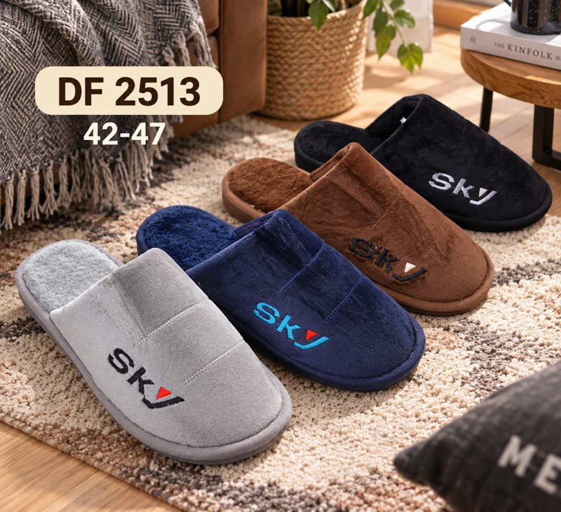 Тапочки Slipers (42-47) DF2513 mix (зима)