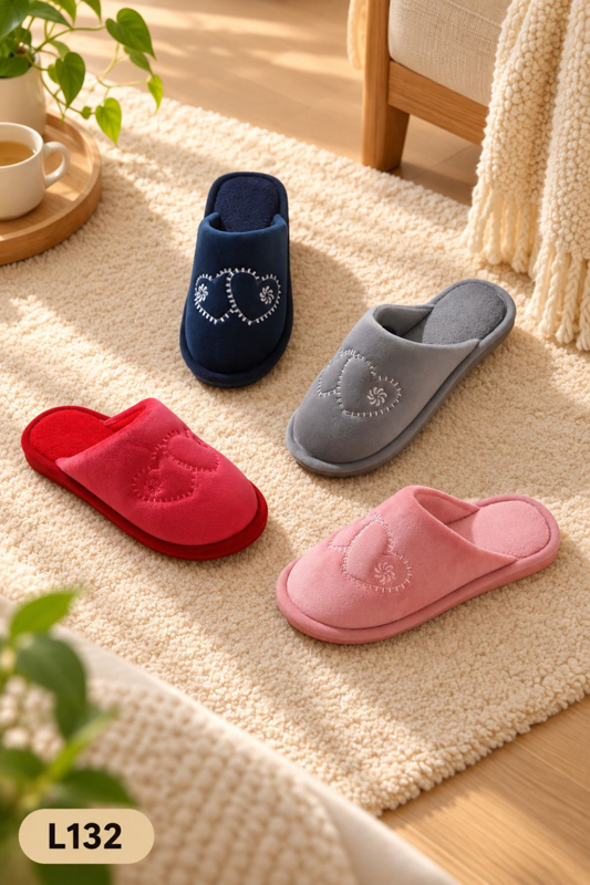 Тапочки Slipers (36-41) L132 mix (зима)