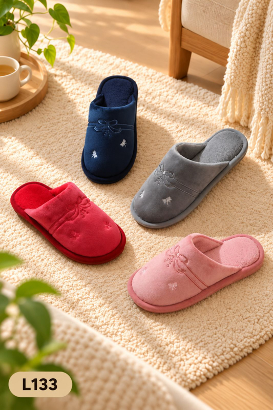 Тапочки Slipers (36-41) L133 mix (зима)