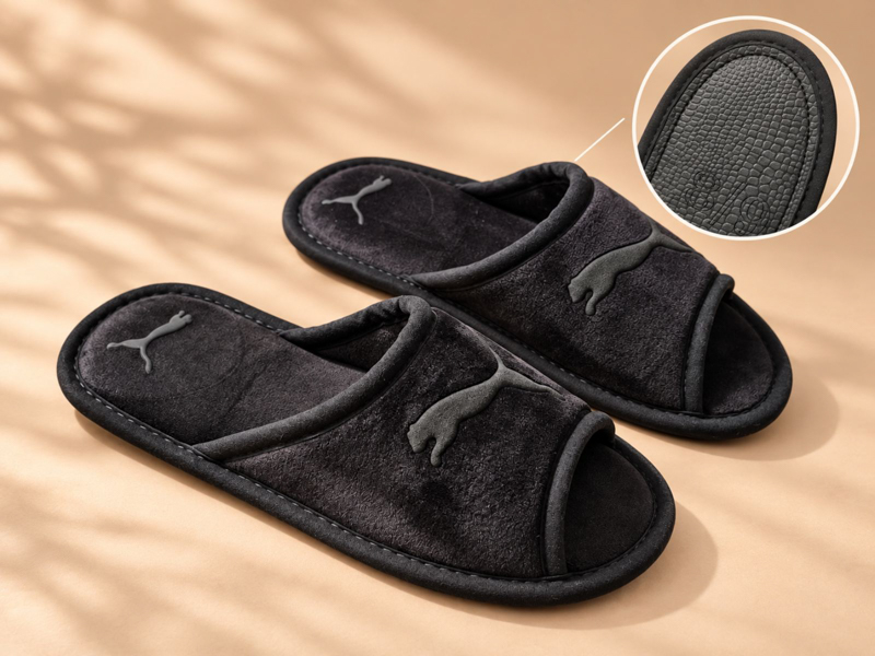 Тапочки Slipers (36-41) Паркетка чорний (деми)