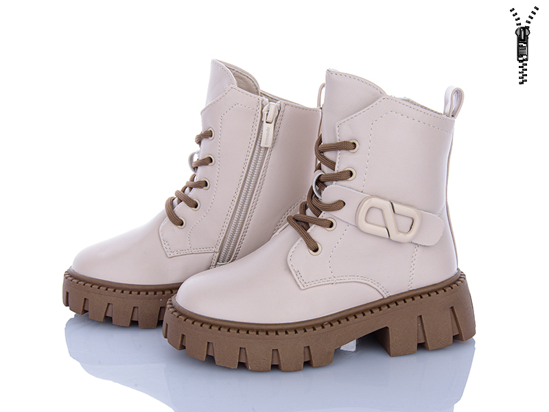 Ботинки Clibee-ShoSho (27-32) ABD0392R-1 beige (зима)