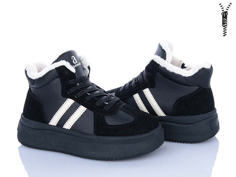 Ботинки Clibee-ShoSho (33-38) ABD1283R-1 black (зима)