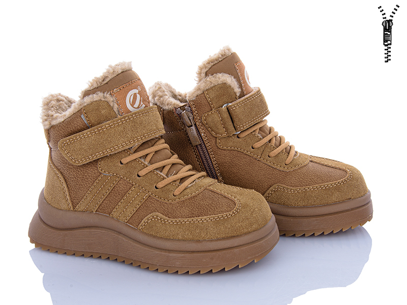 Ботинки Clibee-ShoSho (27-32) HB755-3 camel (зима)