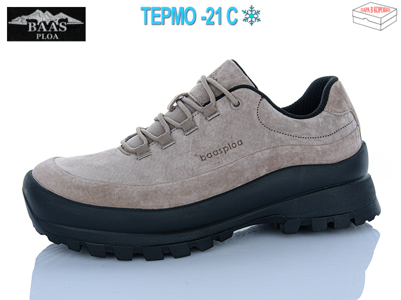 Кроссовки Baas (41-46) W3251-25B термо (зима)