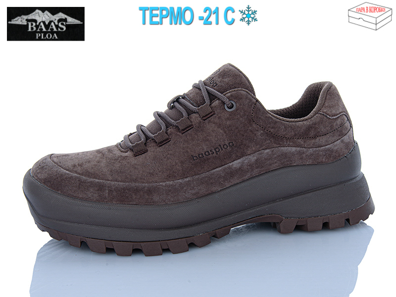 Кроссовки Baas (41-46) W3251-6B термо (зима)