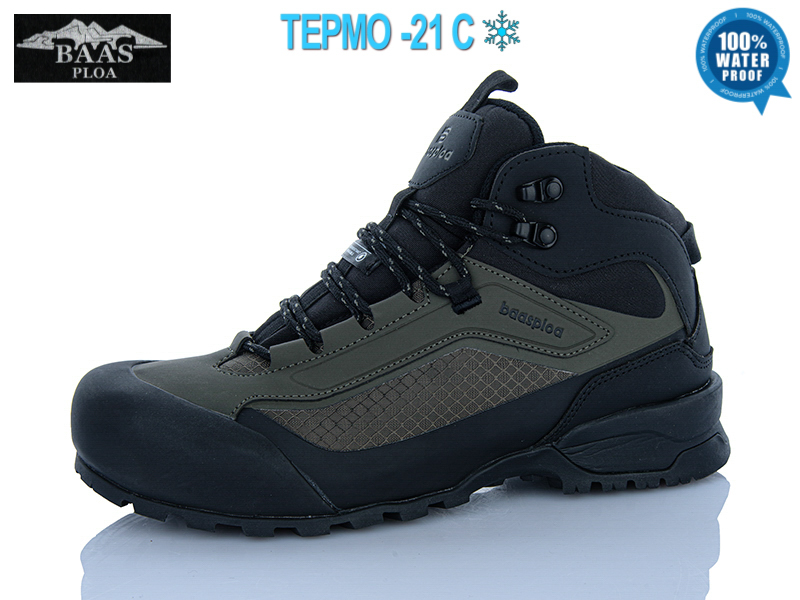 Кроссовки Baas (41-46) W6099-19C термо (зима)