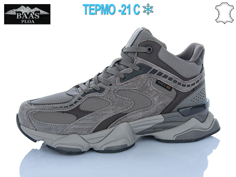 Кроссовки Baas (41-46) A2660-16 термо (зима)