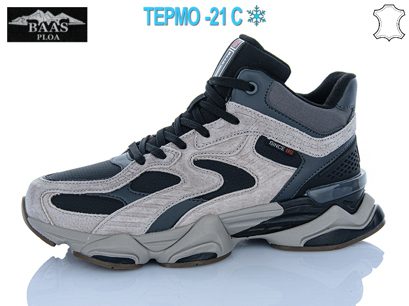 Кроссовки Baas (41-46) A2660-25 термо (зима)