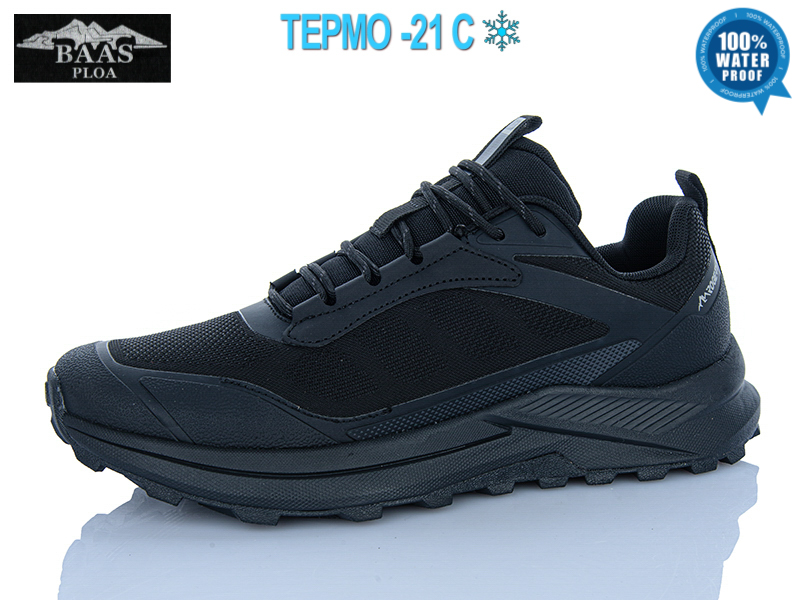 Кроссовки Baas (41-46) M7718-1 термо (зима)