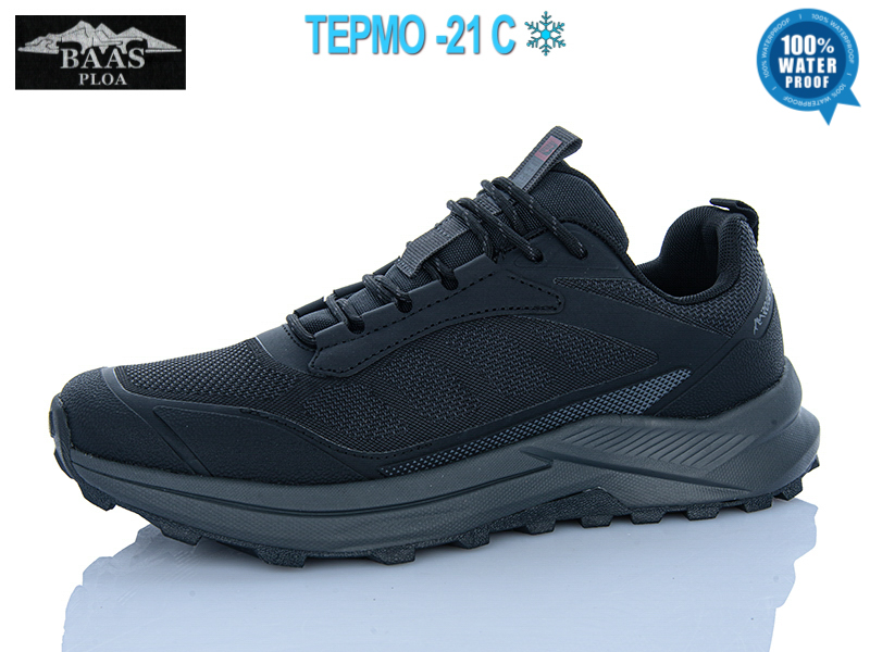 Кроссовки Baas (41-46) M7718-2 термо (зима)