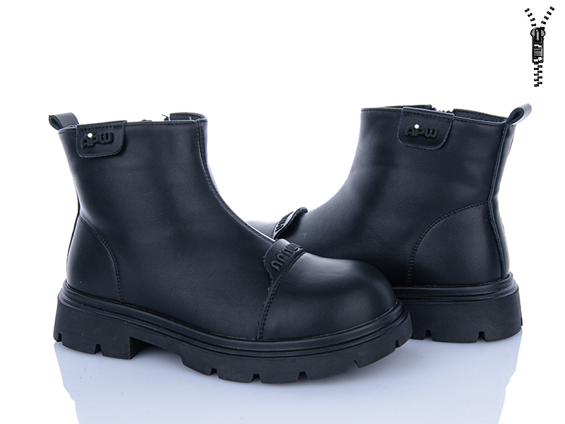 Ботинки Clibee (29-36) ABQ1963 black (деми)