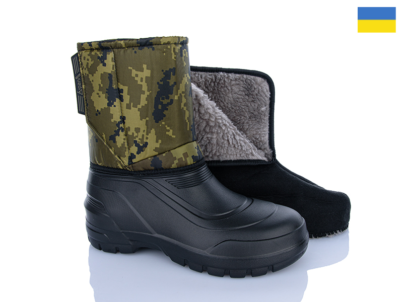 Сапоги Inblu (42-45) A163A хакі (зима)