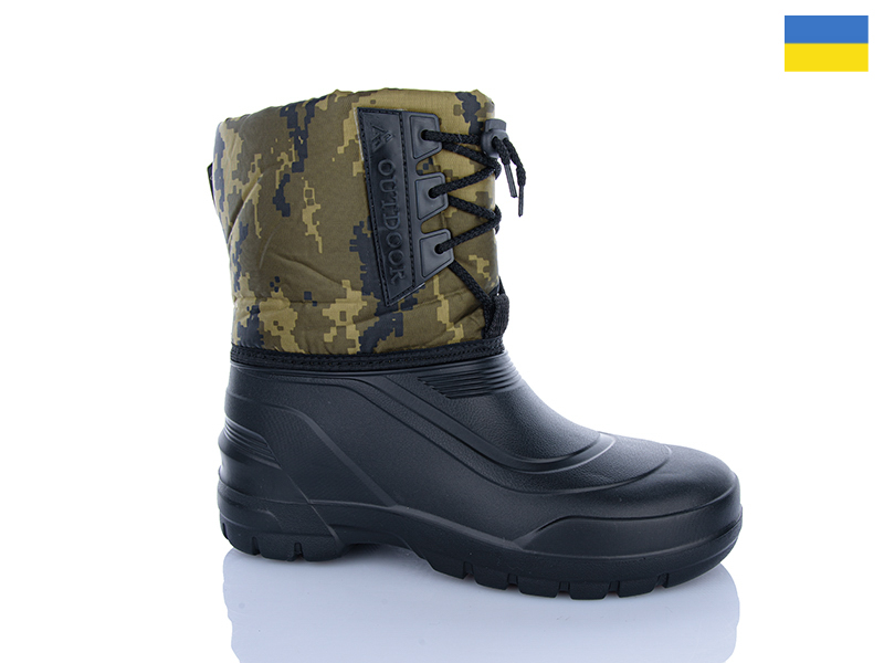 Сапоги Inblu (42-45) A165 хакі (зима)