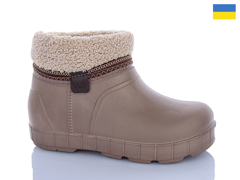 Галоши Inblu (37-41) D43 бежевий (зима)
