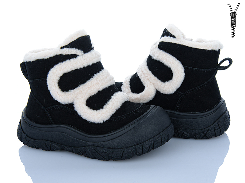 Ботинки Clibee-ShoSho (27-32) ABD1152R-1 black (зима)