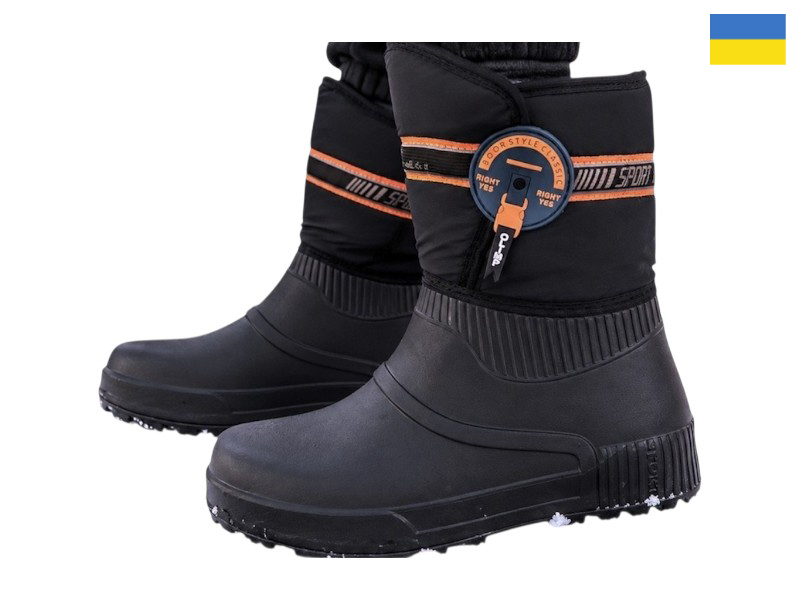 Сапоги Rai shoes (37-41) 542 чорний (зима)