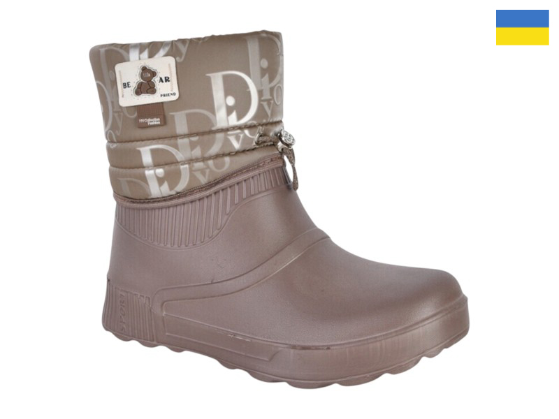 Сапоги Rai shoes (37-41) 547 кавовий (зима)