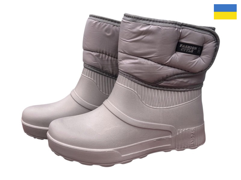 Сапоги Rai shoes (37-41) E543 сірий (зима)