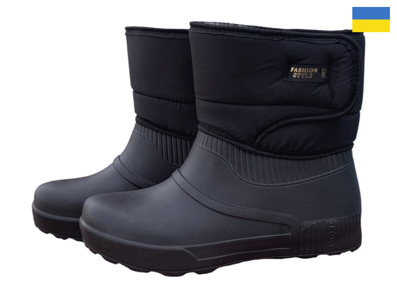 Сапоги Rai shoes (37-41) E543 чорний (зима)