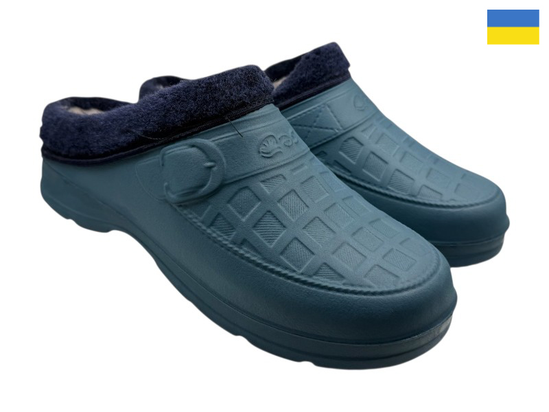 Сабо Rai shoes (41-46) ГП28 синій (зима)
