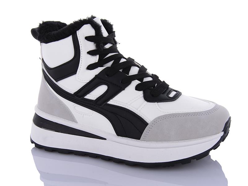 Кроссовки OkShoes (36-41) YB054-1 (зима)