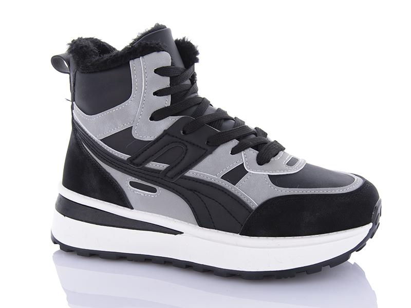 Кроссовки OkShoes (36-41) YB054-3 (зима)