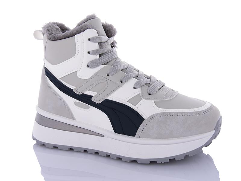 Кроссовки OkShoes (36-41) YB054-4 (зима)