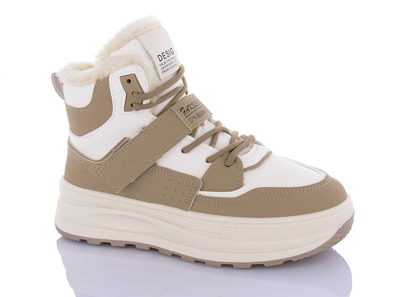 Кроссовки OkShoes (36-41) YB066-4 (зима)
