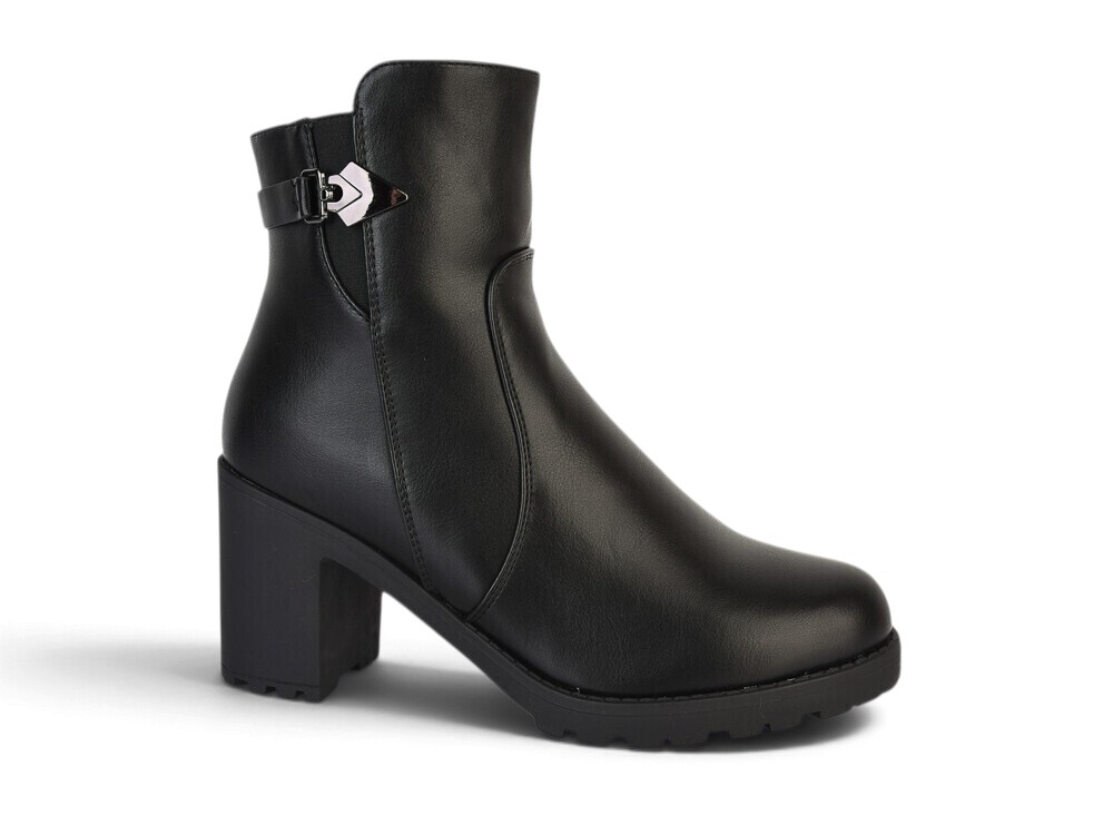 Ботинки OkShoes (36-40) 501 black (зима)