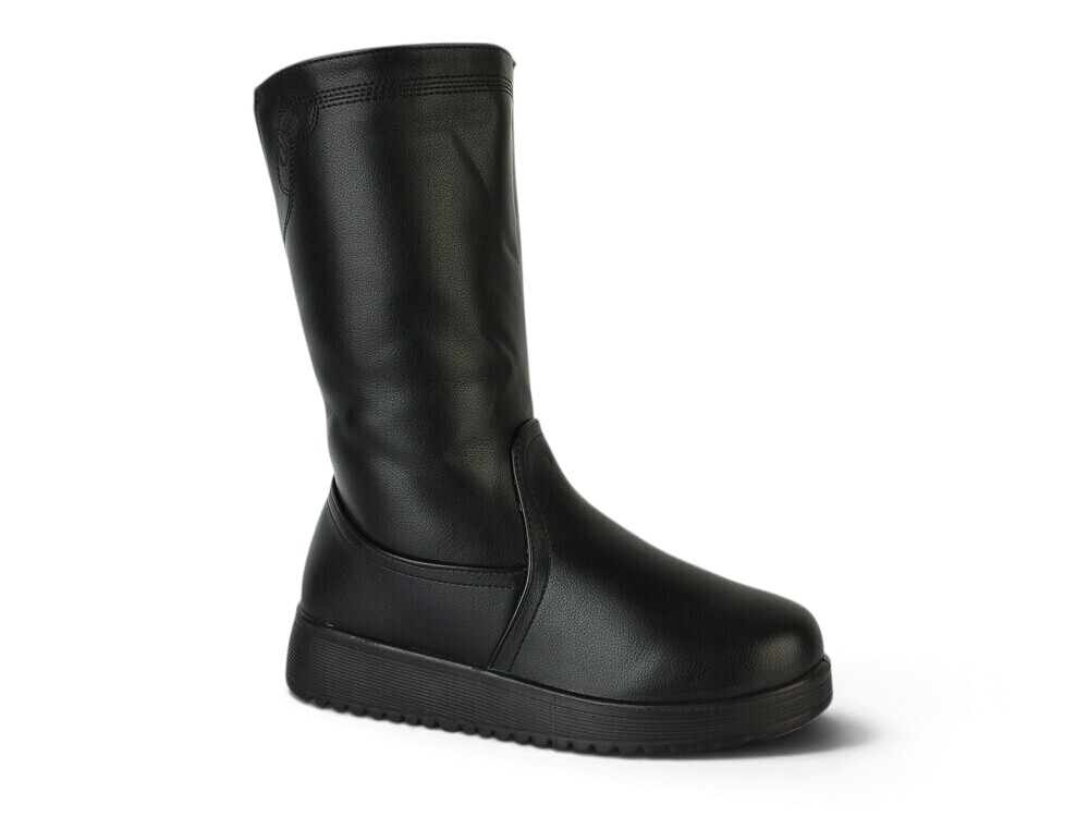 Сапоги OkShoes (37-42) 881 black (зима)