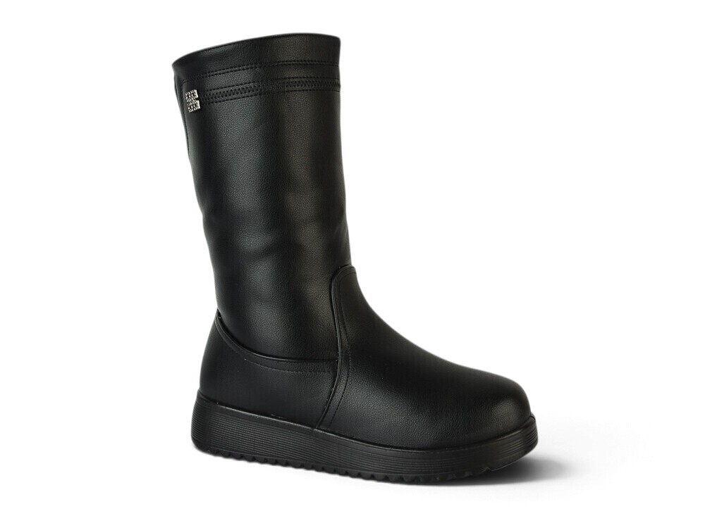 Сапоги OkShoes (37-42) 887 black (зима)