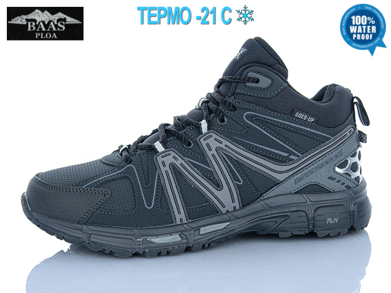Кроссовки Baas (41-46) A2657-2 термо (зима)