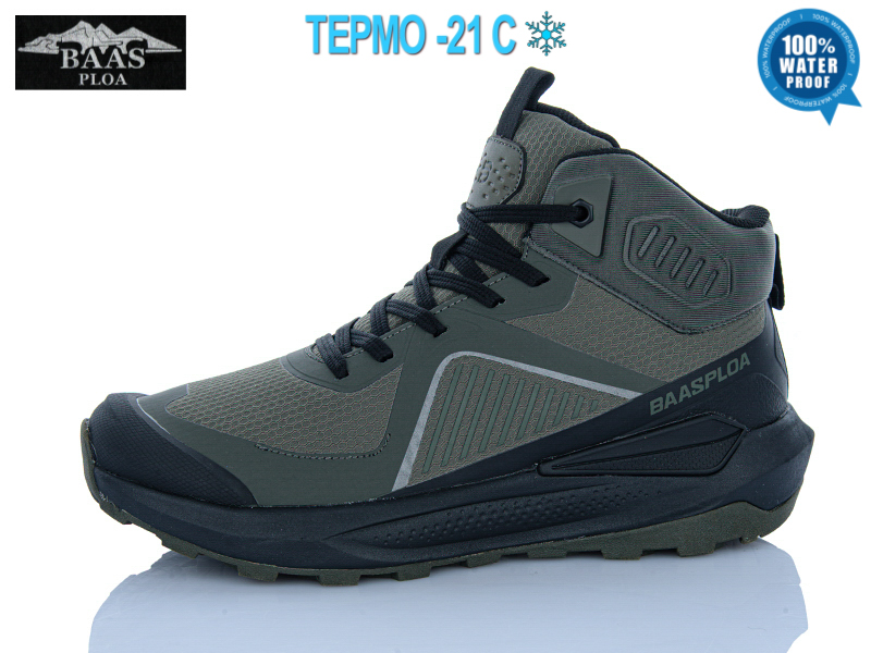 Кроссовки Baas (41-46) W6100-19C термо (зима)
