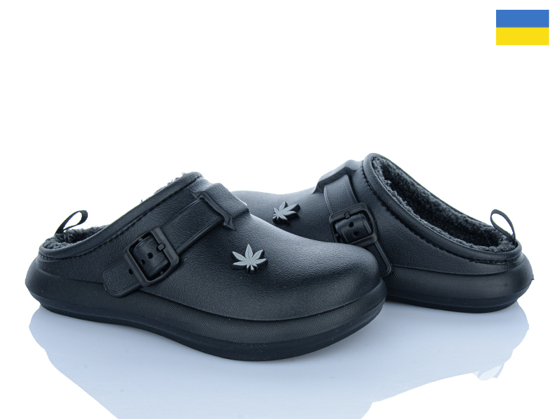 Сабо Roks (37-41) 4104 чорний (зима)
